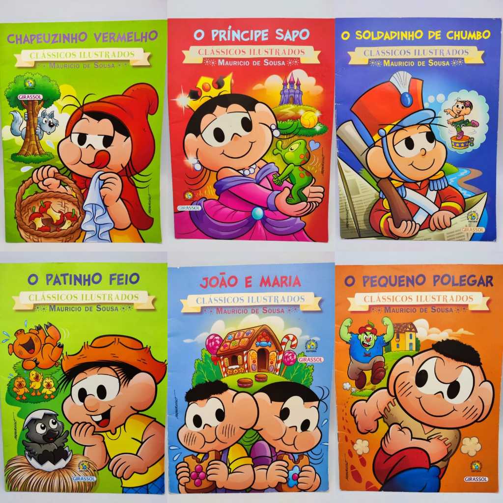 Livros Turma da Mônica Clássicos Ilustrados e Clássicos para Sempre - Complete sua Coleção!