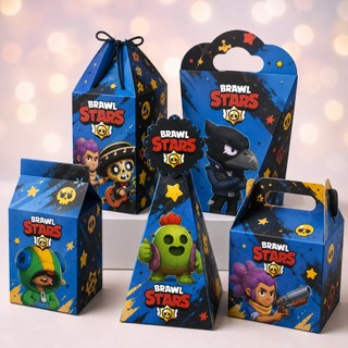 KIT FESTA BRAWL STAR PERSONALIZADO - KIT CAIXAS PERSONALIZADAS BRAWL STAR