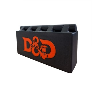 Case para Dados RPG D&D Magnético Tormenta 20 DaggerheartCaixa de Dados Poliédricos com Compartimento Miniaturas