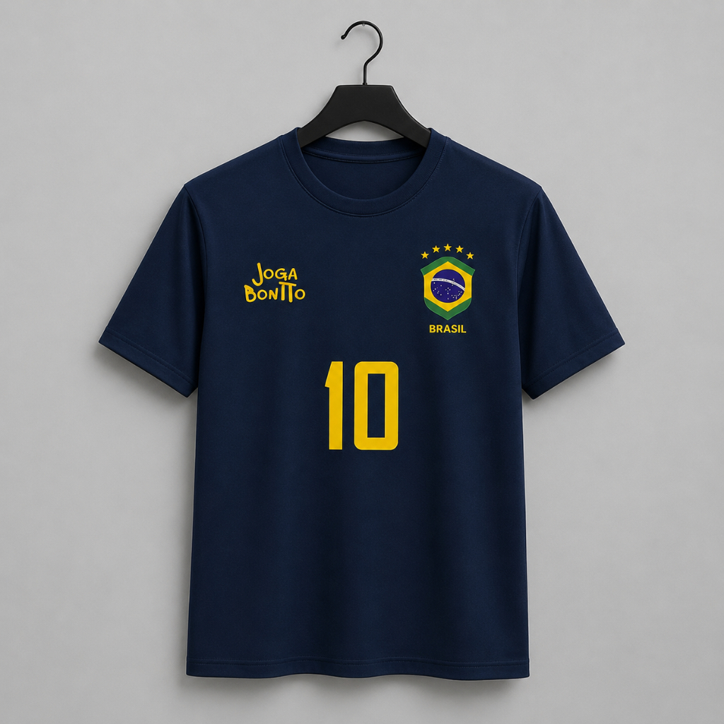 Blusa do Brasil 10 Masculina Camiseta do Brasil Copa do Mundo Jogos Futebol Camisa Masculina 10