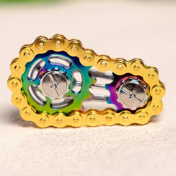 Spinner Hand Fidget Corrente Bike Bicicleta Antiestresse