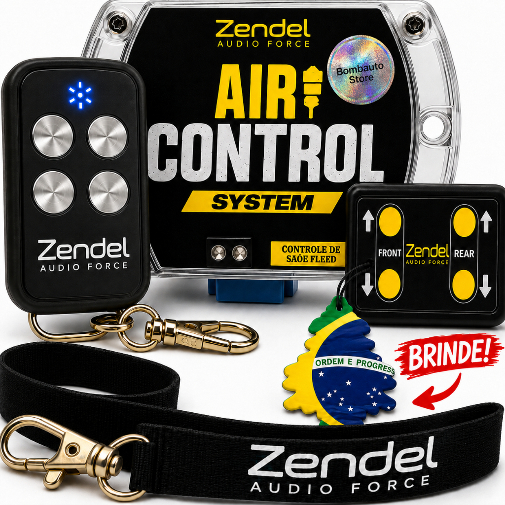 Controle Longa Distancia Suspensão A Ar Zendel + Central 4 Canais