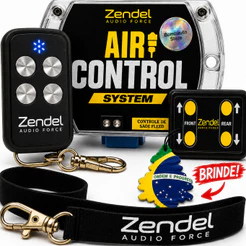 Controle Longa Distancia Suspensão A Ar Zendel + Central 4 Canais
