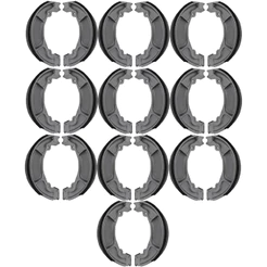 10 Pares Lona Patim de Freio Dianteiro / Traseiro Cg Titan Fan 125 150 160 STD