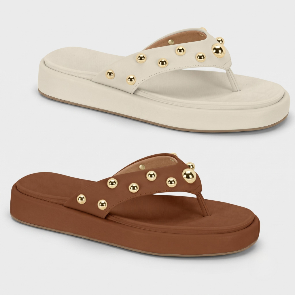 Chinelo Slide Feminino Vizzano Plataforma  Esferas Original