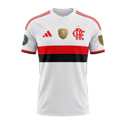 Manto 2 Flamengo Masculina Adidas 2026 + Kit Patches CAMPÉON Libertadores 2025