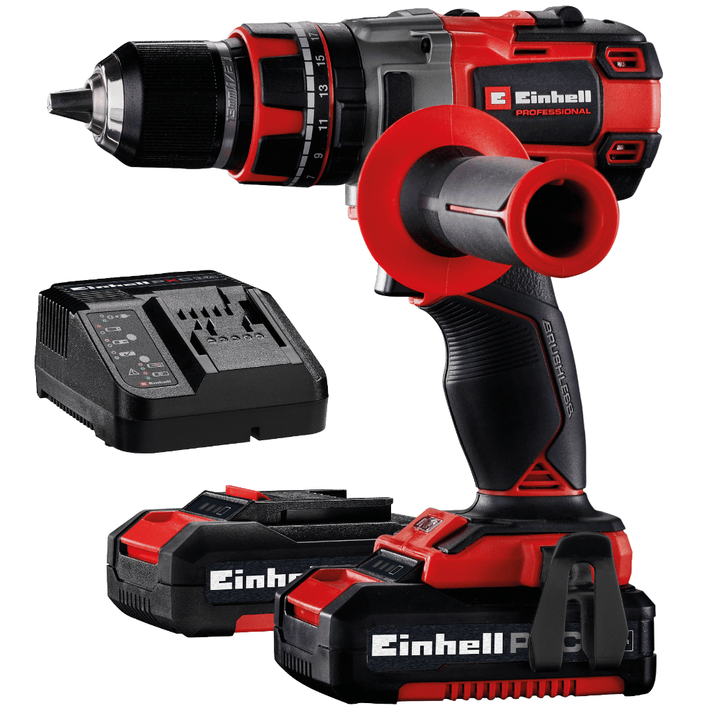 Furadeira Parafusadeira de Impacto + Bateria e Carregador 18V EINHELL TP-CD 80Nm Sem Fio Profissional