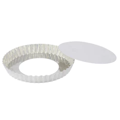 Forma Para Torta Crespa Fundo Falso 17Cm Polido Nacional