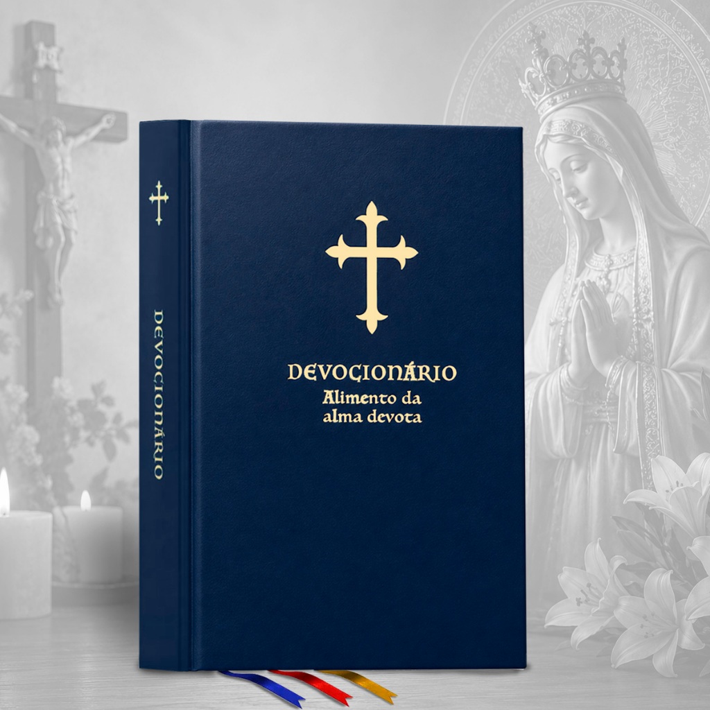 Livro Devocionário Católico Alimento Da Alma Devota Capa Dura Premium