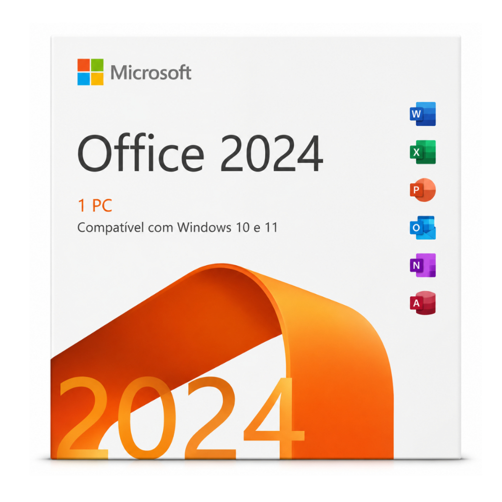 Microsoft Office 2024 Profissional Entrega Física Nota Fiscal
