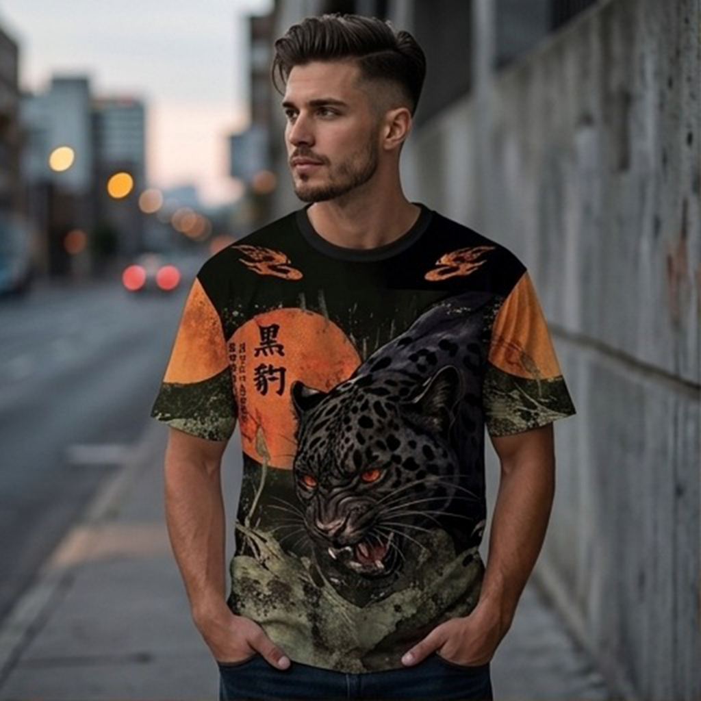 Camiseta Personalizada Oriental Japão  Poliéster - Dry Fit 100% Sublimação - Masculina, Feminina - Gola Redonda