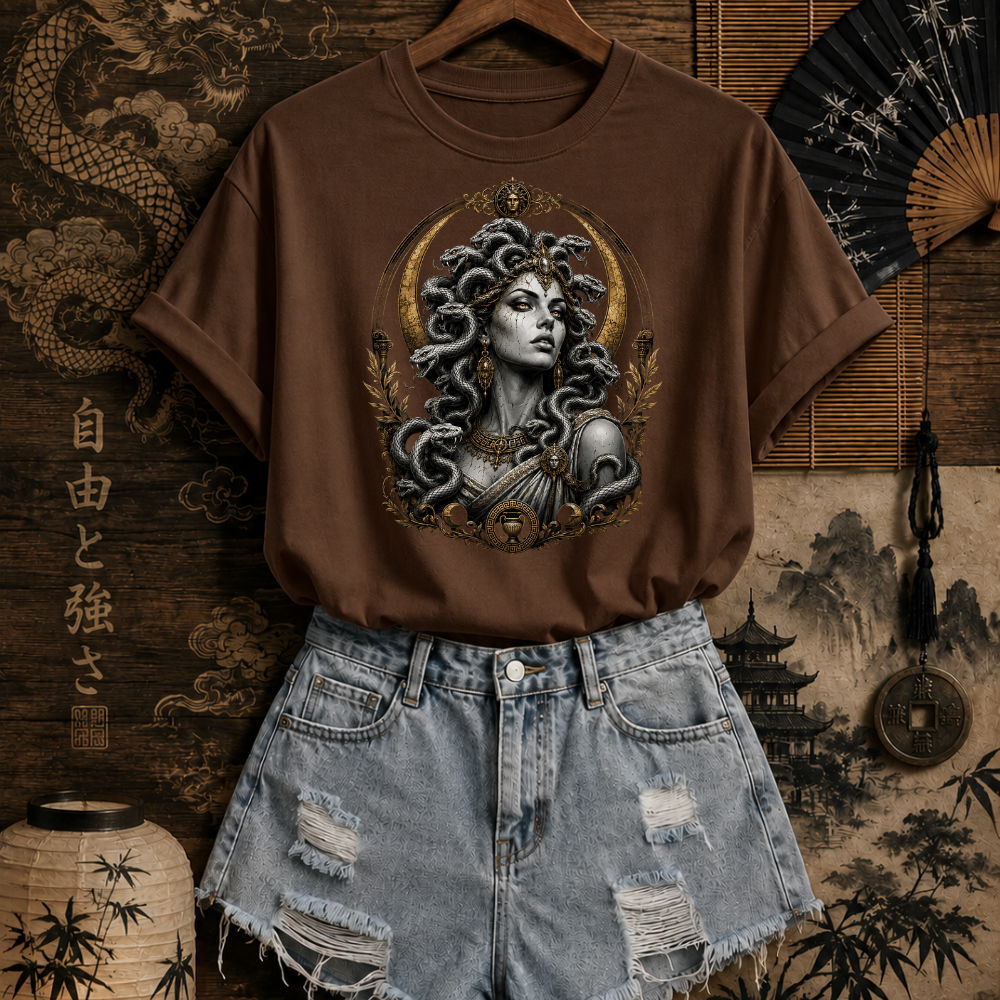 Camiseta T-Shirt Medusa Mitologia Grega Feminina Unissex