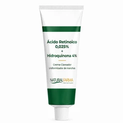 Creme Dermatológico Facial para Redução de Manchas 15g - Ácido Retinoico Original para o Rosto