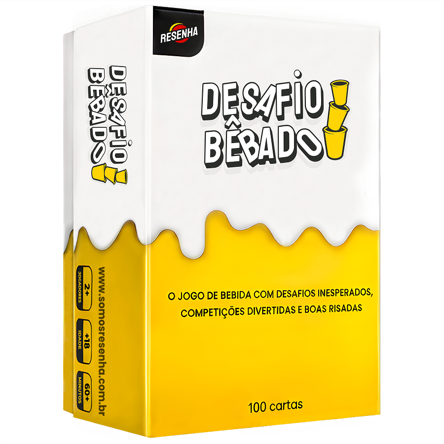 Desafio Bêbado: O Jogo Mais Competitivo. Para Quem Odeia Perder. O Party Game onde cada carta inicia um duelo insano