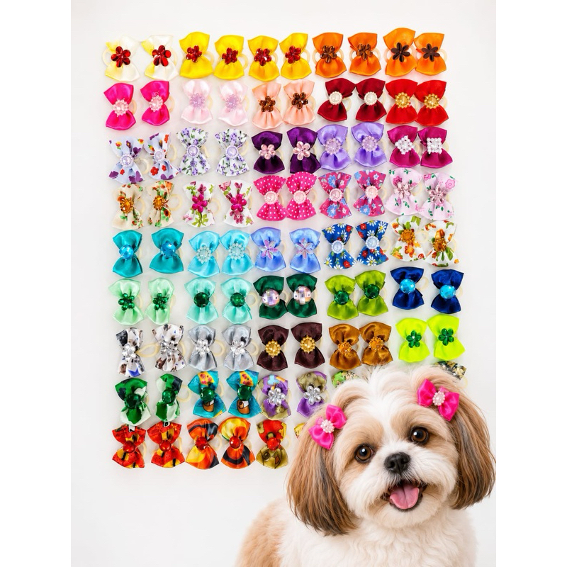 Laços para pet  50 unidades para Pet Shop
