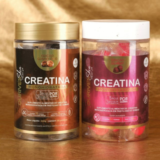 Gummy 3g De Creatina Frutas Vermelhas e Chocolate Belga + Doce de leite Zero Açúcar…