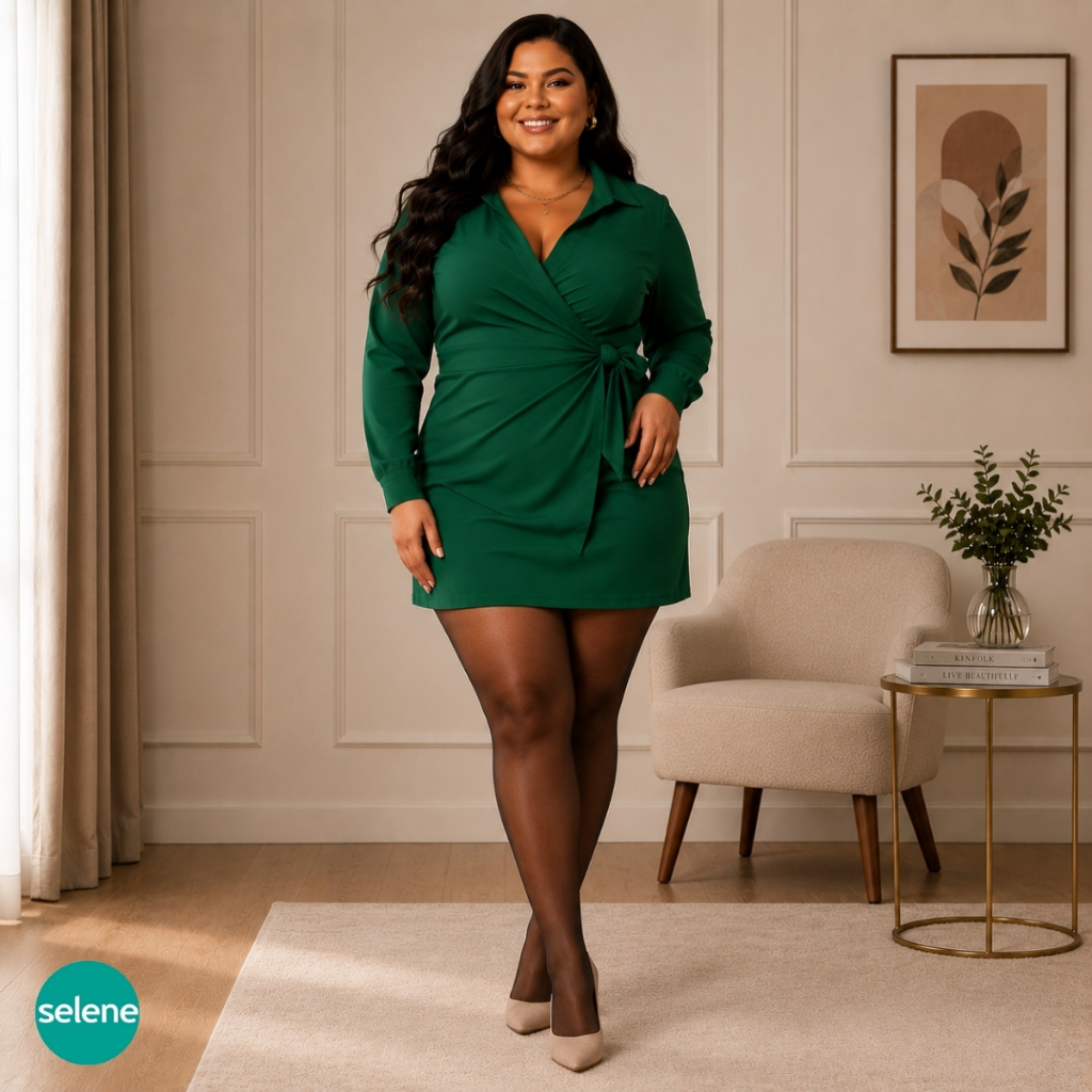 Meia Calça Fio 15 Clássica Plus Selene Original