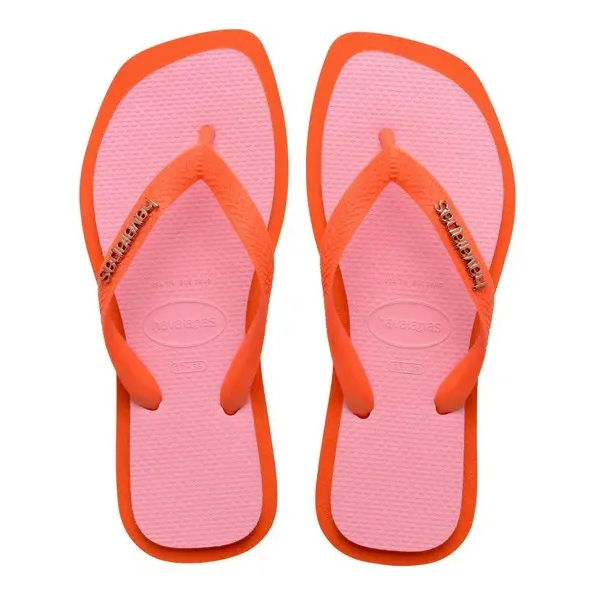 Chinelo Havaianas Square Fusion Laranja Original