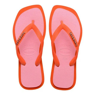 Chinelo Havaianas Square Fusion Laranja Original
