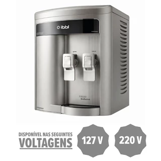 Purificador de Água IBBL FR600 Exclusive 127V/220V com Compressor Prata Água Gelada e Natural Filtro