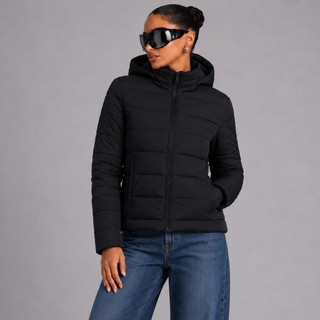 Casaco Bobojaco Jaqueta Puffer Feminina Corta Vento Nylon Jaqueta Puffer Feminina Jaqueta Feminina