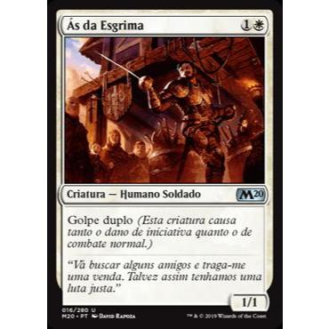 Ás da Esgrima (Humano / Soldado) - - Magic The Gathering