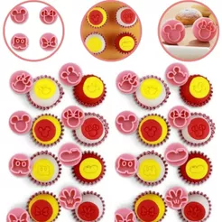 Kit Carimbo RATINHOS Para Brigadeiro Marcador Blue Star Desenho Para Docinho Massa Chocolate Doce E Confeitaria (CHOCO)