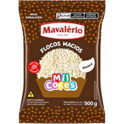 Flocos Macio Branco 500g Mavalério