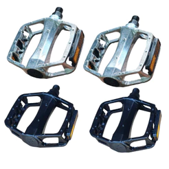 Pedal Aluminio Plataforma Rosca Fina 1/2 Mtb Polido HP