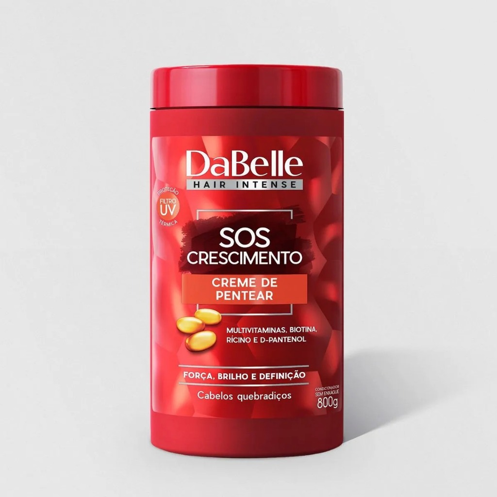 Dabelle Creme de Pentear Multifuncional SOS Crescimento 800g