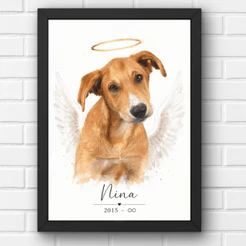 Quadro Pet Memorial Personalizado | Homenagem ao Seu Melhor Amigo