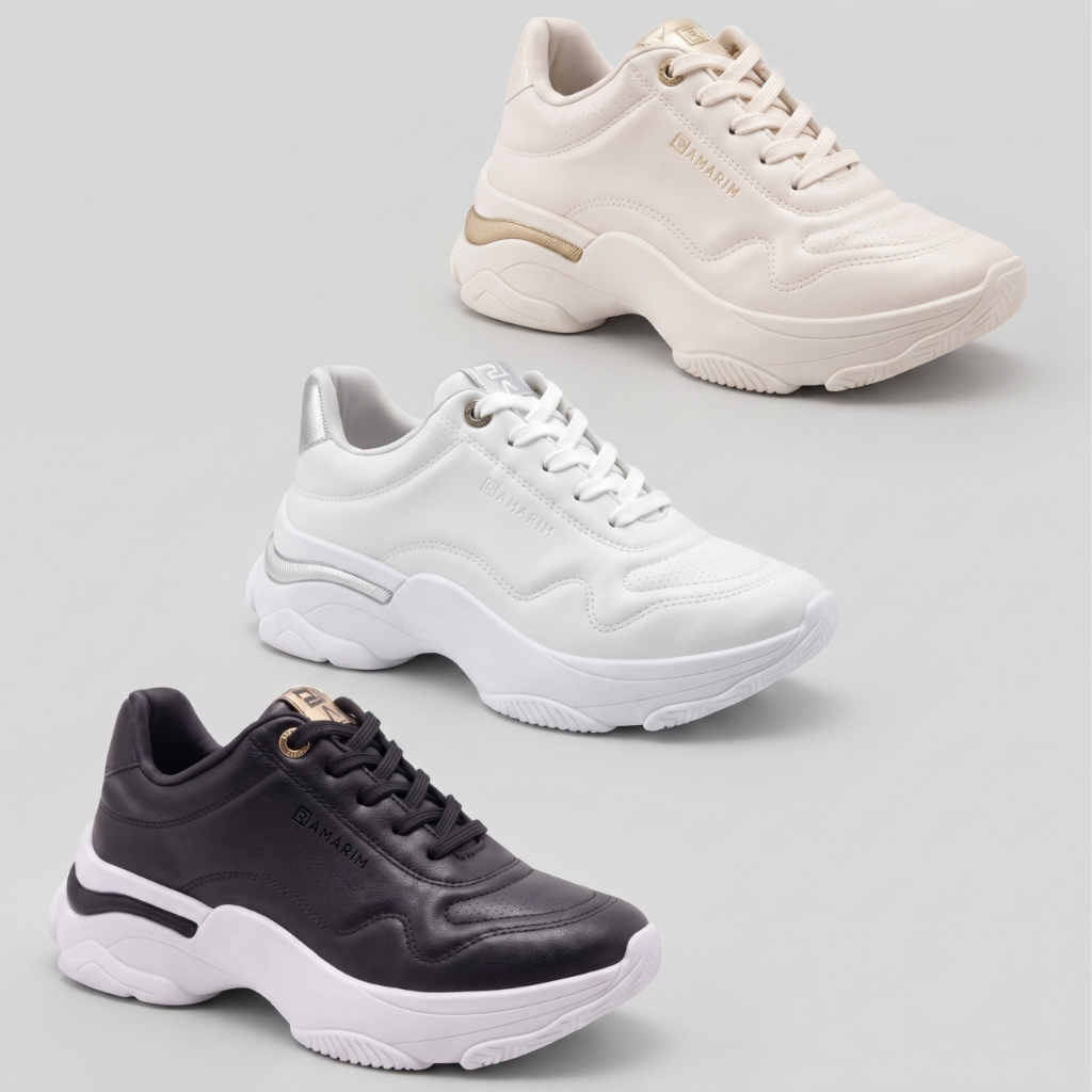 Tênis Feminino Ramarim Casual Plataforma Estiloso Original