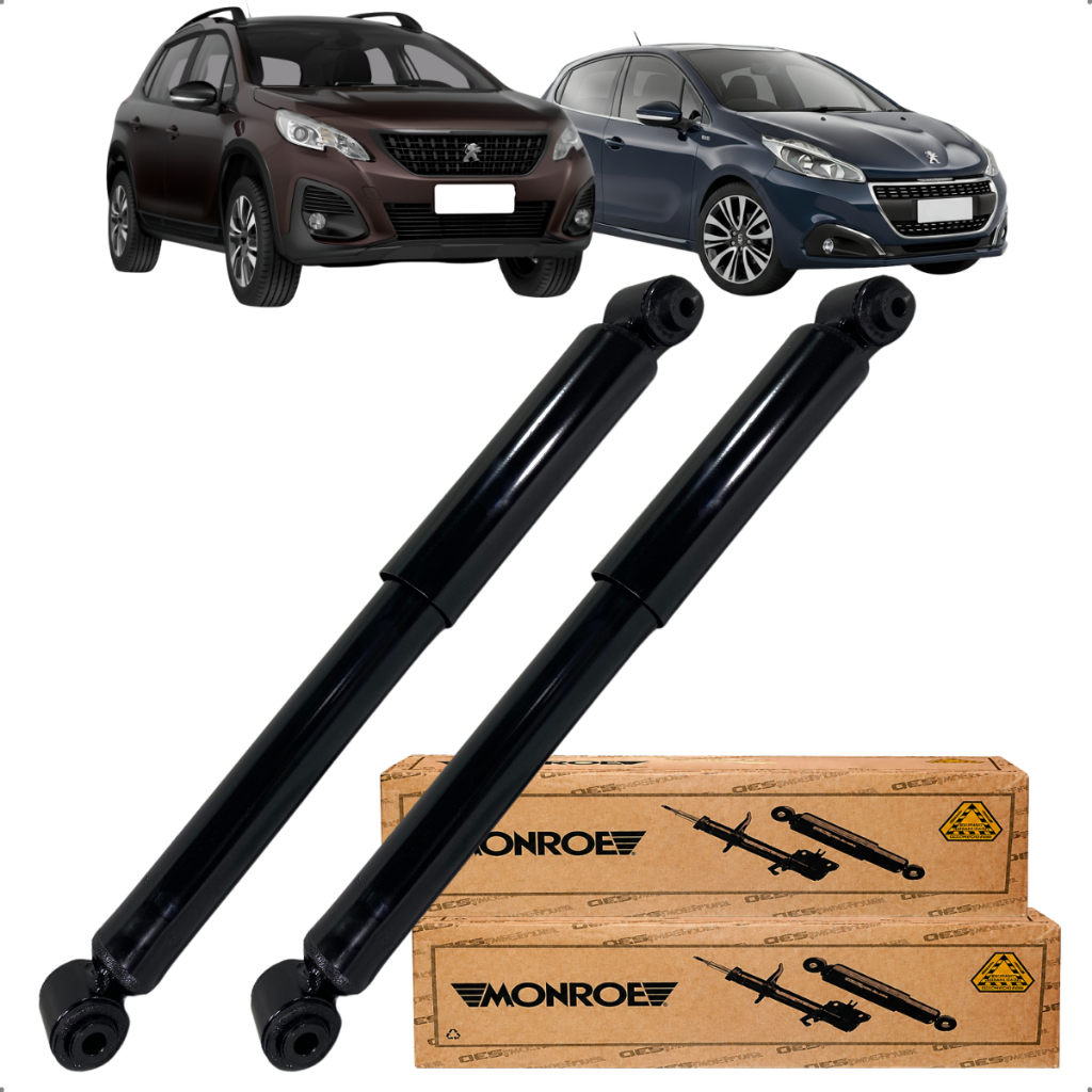 Par Amortecedor Traseiro Monroe Peugeot 2008 208 2013 2019