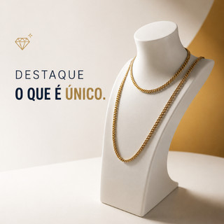 Busto Expositor para Joias – Elegância e Organização para suas Peças!