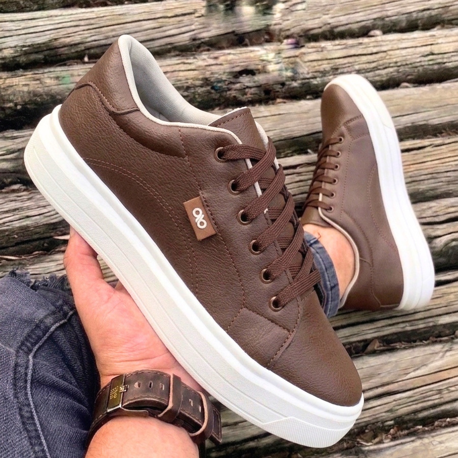 Tênis Sapatênis Masculino Social Casual Confortável Versátil Estiloso Duradouro — imagem 2 de 2