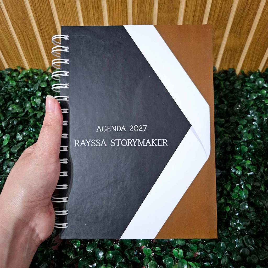 Agenda Personalizada com Nome 2026 ou 2027 — imagem 2 de 2