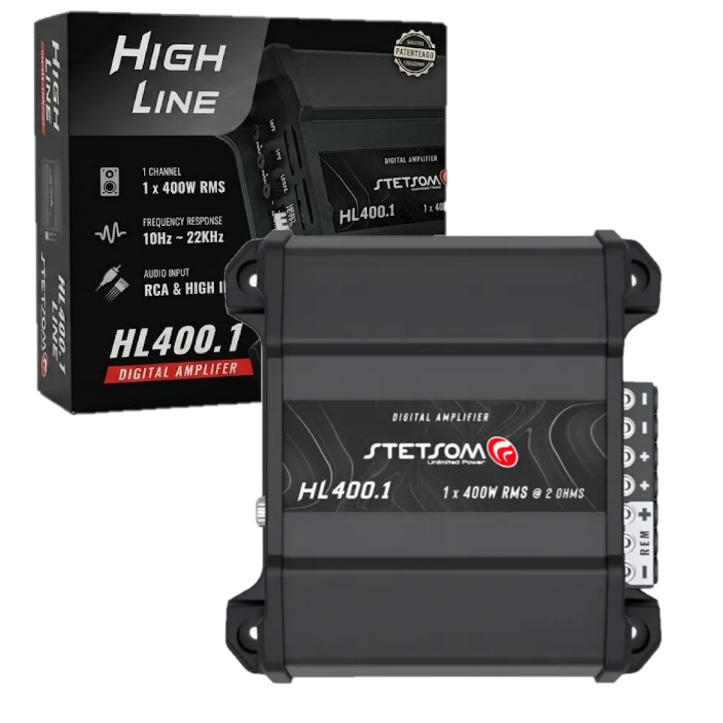Módulo Amplificador Hl400.1 Stetsom High Line 400w 1 Canal