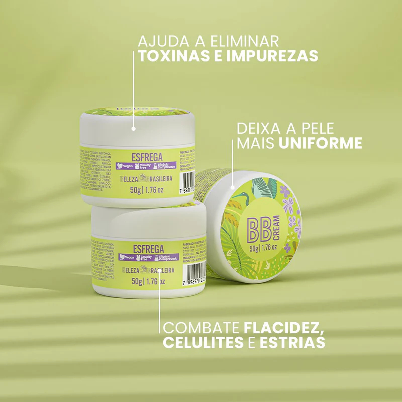 Kit Travel Size Barriguinha Cream 50g + Bumbum Cream 50g + Esfrega Esfoliante 50g · foto 2