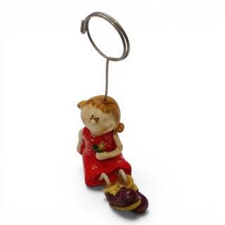 Boneca Porta Recados antigo | Porta Fotos Decorativo | Bibelô Artesanal Retrô