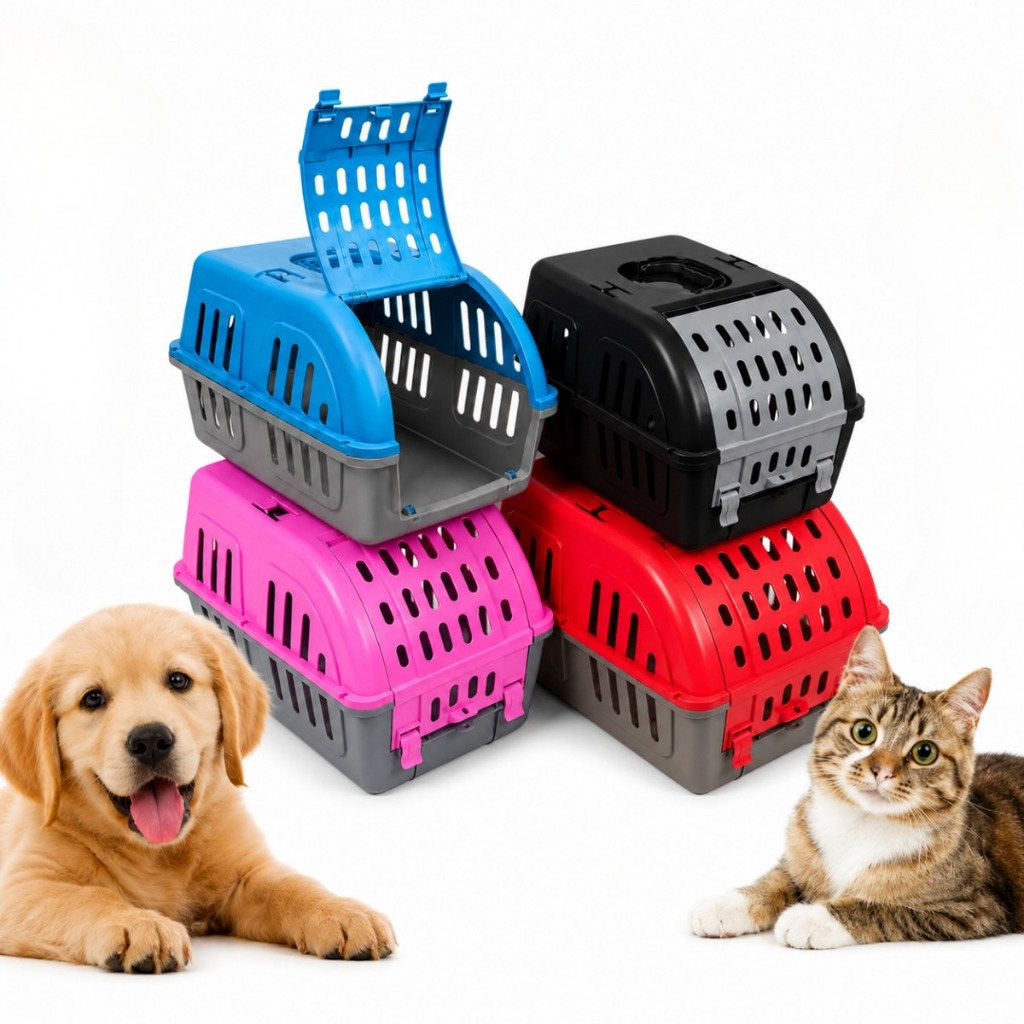 Caixa de Transporte Four Plastic Nº1 para Gato e Cachorro
