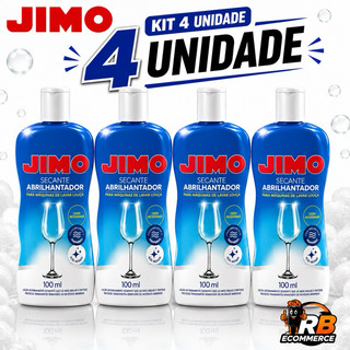 Kit  Secante Abrilhantador Jimo Lava Loucas Maquina De Lavar Louca Brilho Secagem Kits
