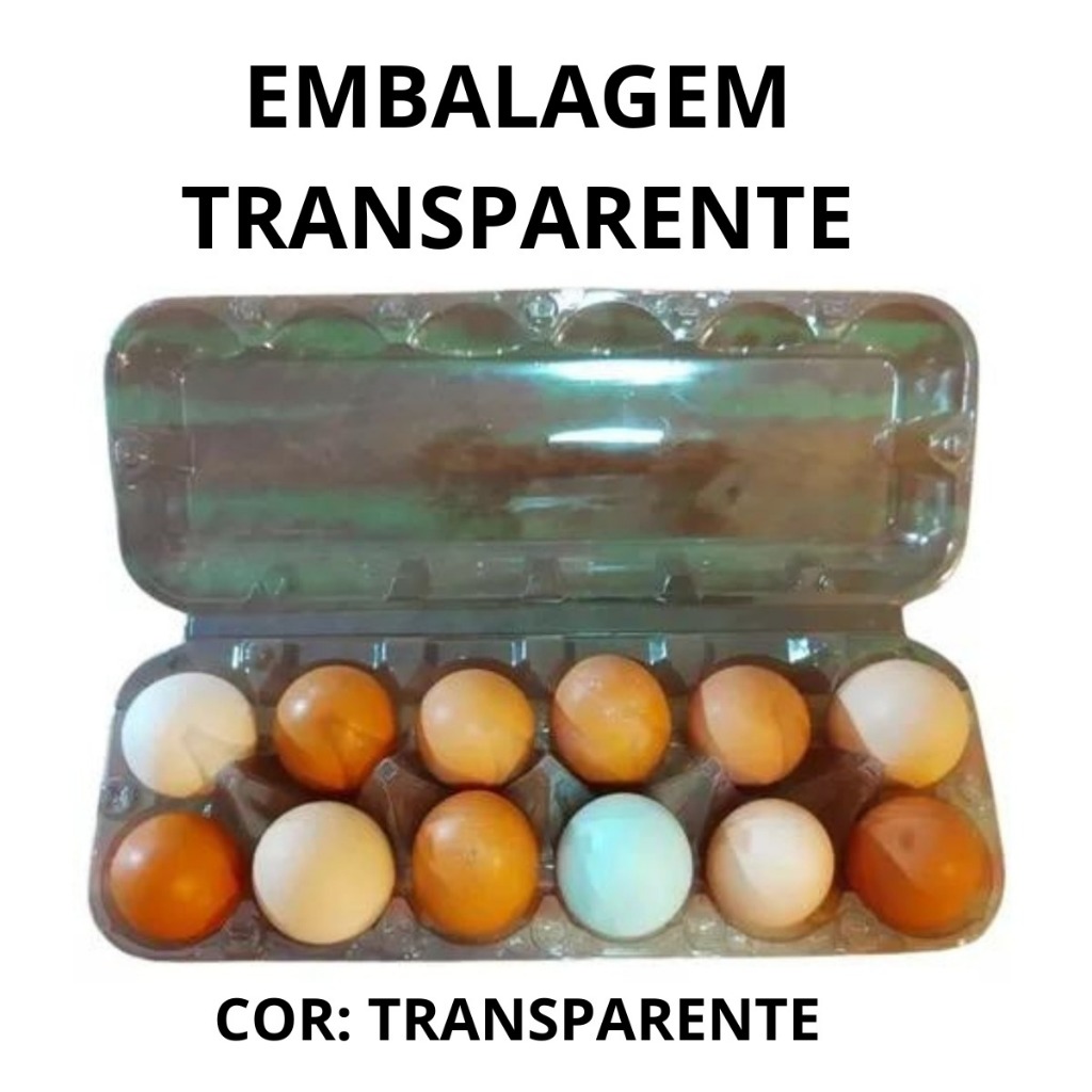 Embalagem para 12 ovos de galinha (25 unid)