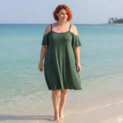 Vestido Feminino Plus Size