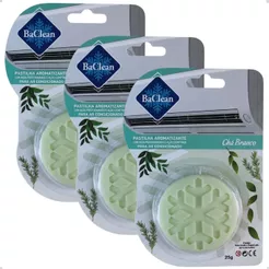 Kit 3 Pastilhas BaClean Ar Condicionado Aroma Chá Branco