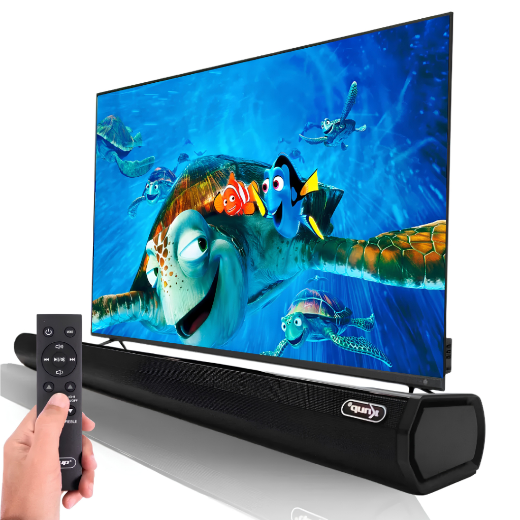Caixa De Som Soundbar 60W RMS Bluetooth HDMI Óptico RCA 4 Alto-falantes 2" TV Home Theater