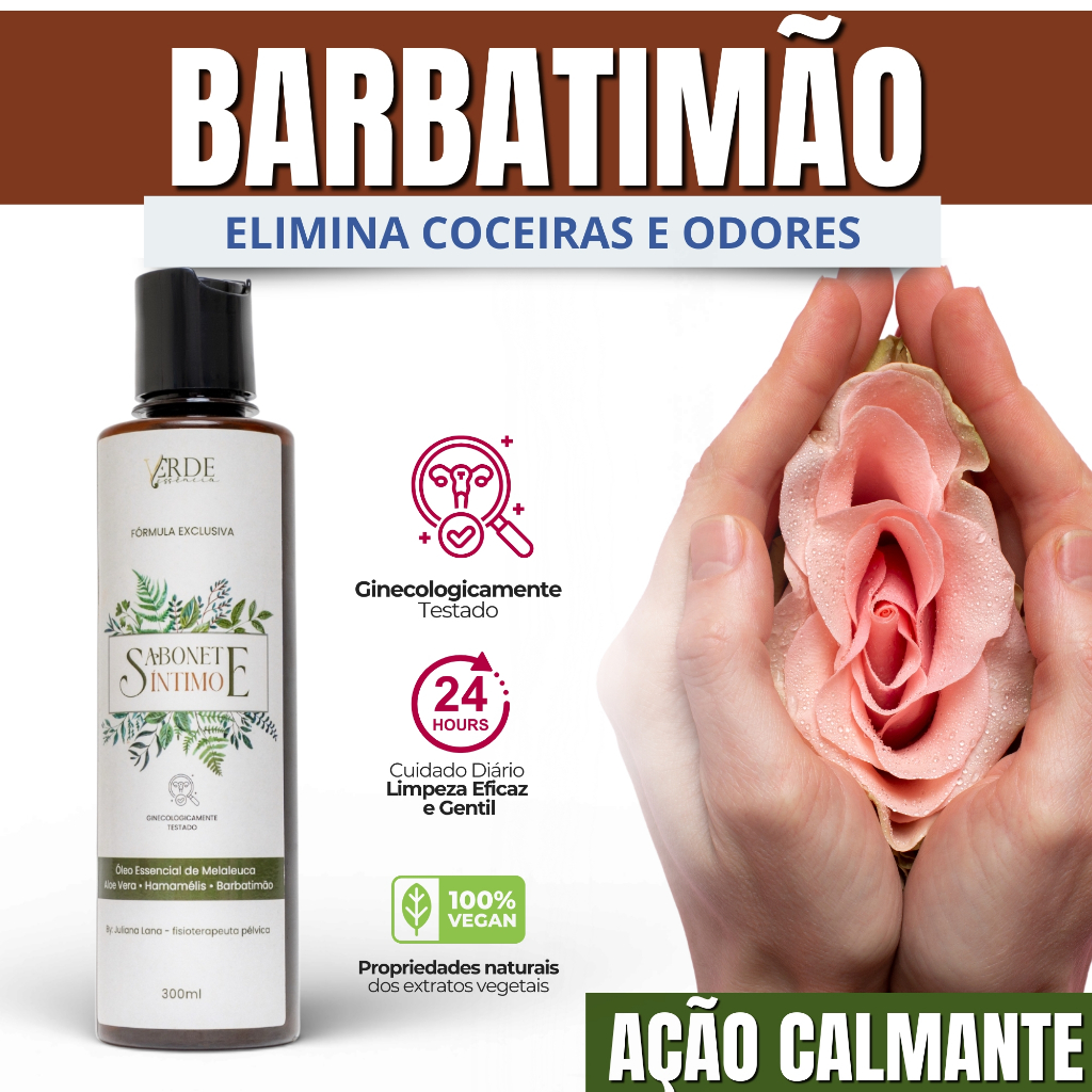 Sabonete Íntimo Barbatimão Melaleuca Eficiente Para Candidiase De Repetição Irritações E Mau Cheiro