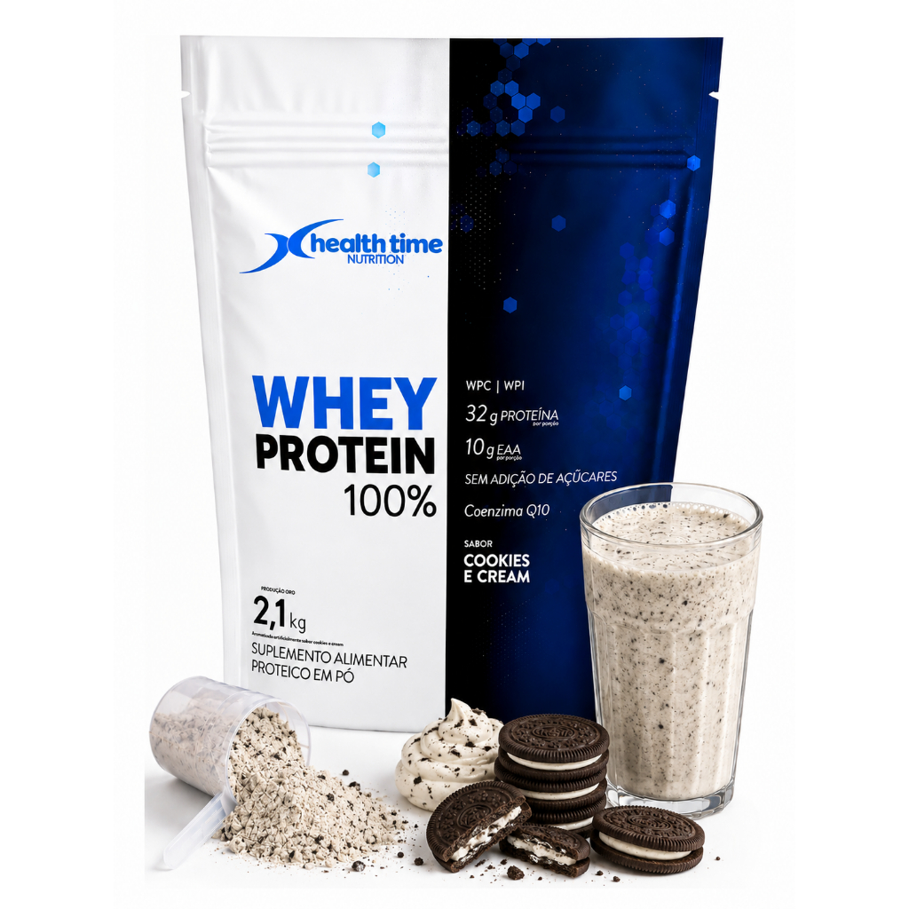Whey Protein 100% Concentrado 2,100Kg - Health Time
