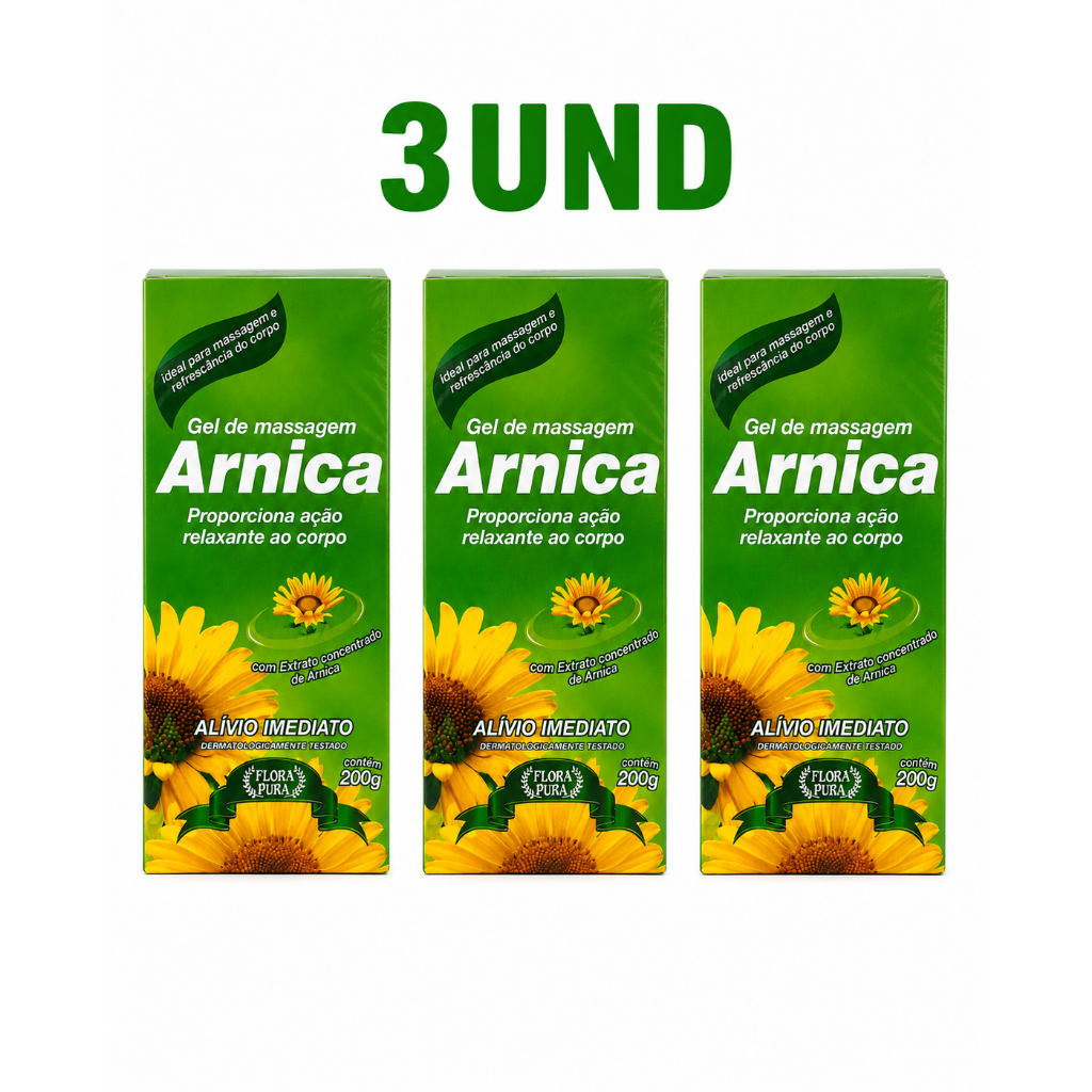GEL DE ARNICA 200G - FLORA PURA