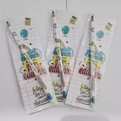 Lembrancinha Lápis Personalizado Dia dos Professores