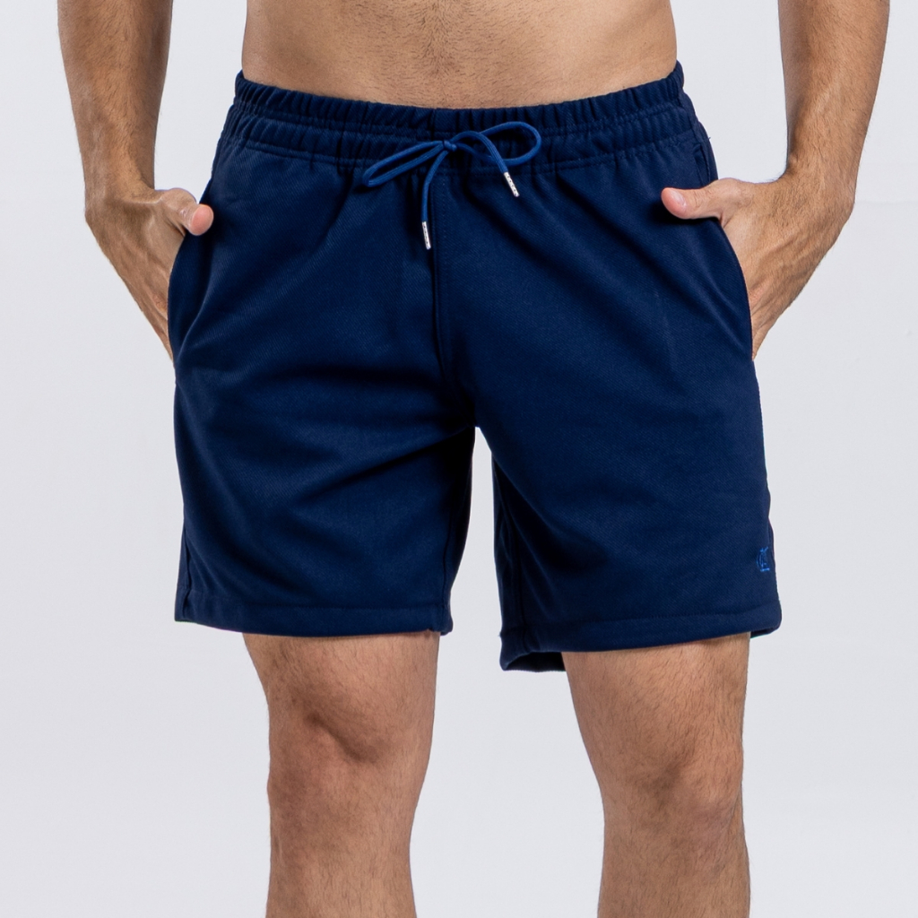Short Masculino Mauricinho com Elastano Cintura Elástica Cordão e Bolsos Casual Confortável Bermuda Masculina